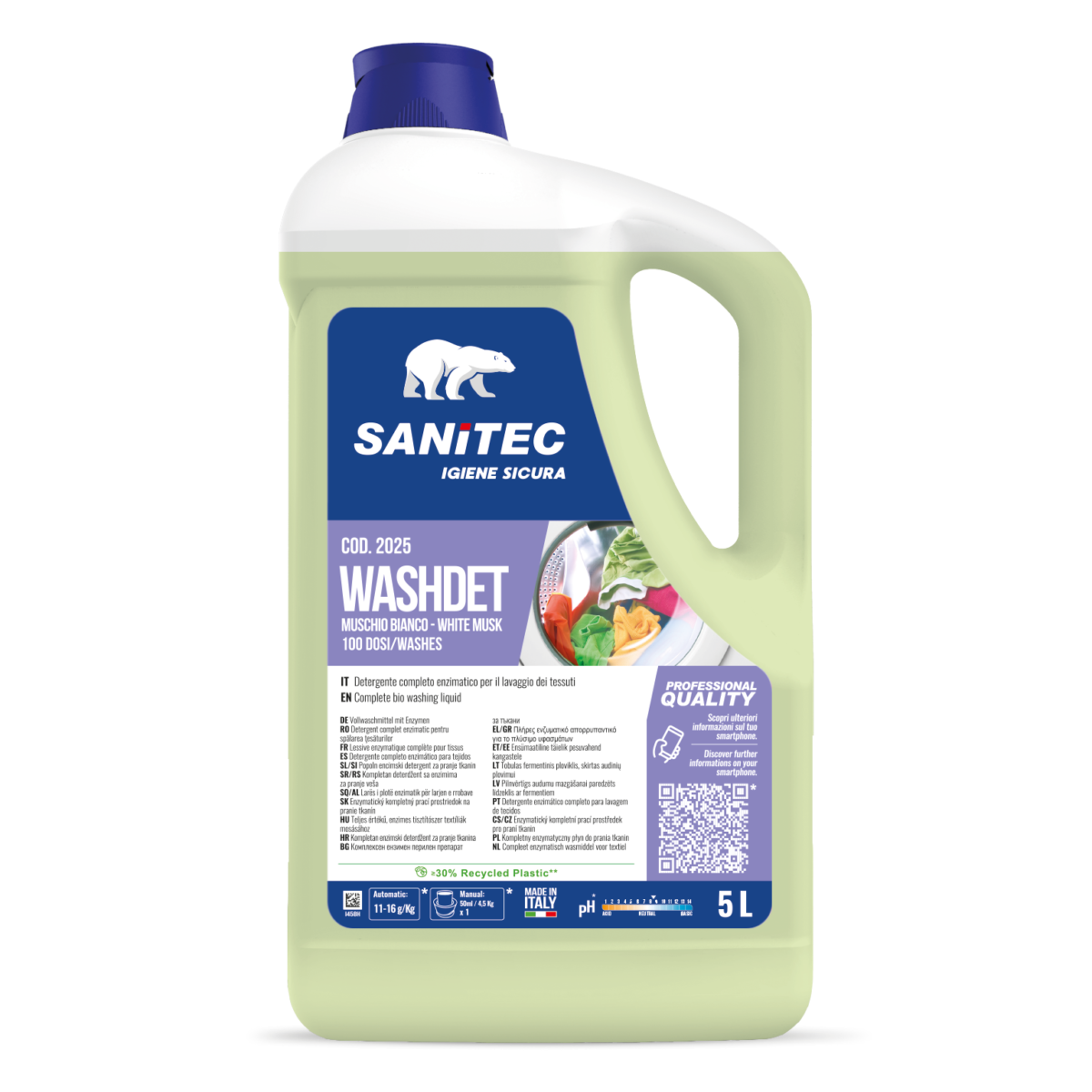 Sanitec WASHDET Blu Orchidea pesugeel Image